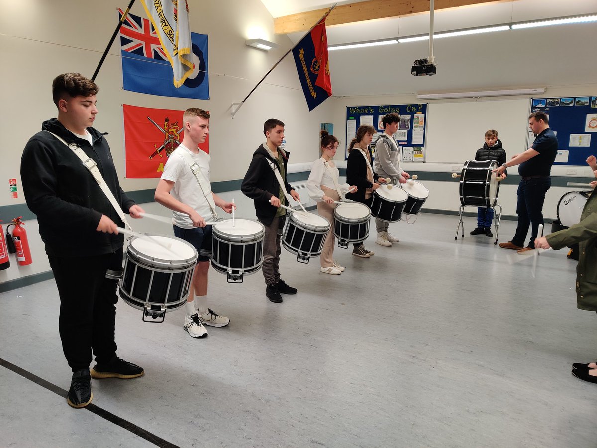 Our cadets enjoyed their band taster session hosted by 372 (Barry) Squadron yesterday evening. Looking forward to seeing how our cadets' music skills improve over the coming months and years with more advanced sessions planned.