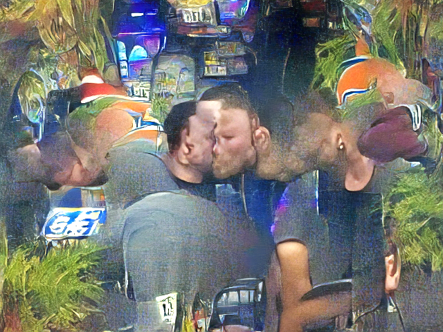 florida man kisses his boyfriend on the lips after years of being a lonely single gay boy (good for him good for him)