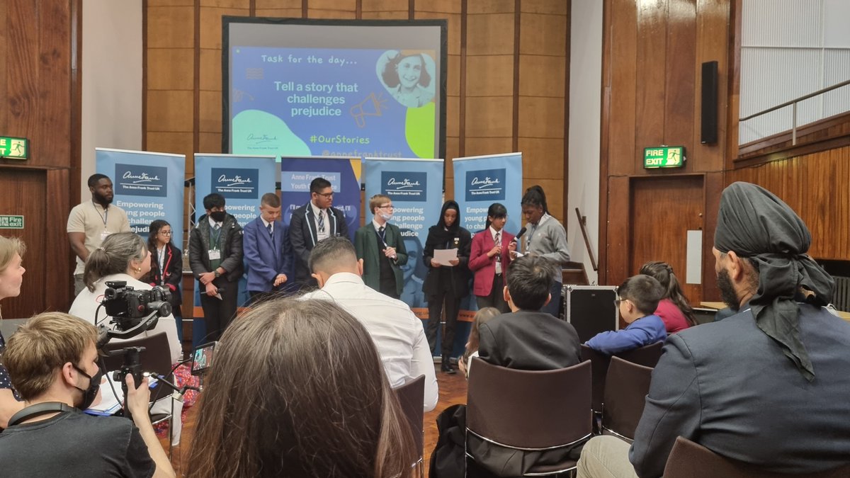 The <a href="/AnneFrankTrust/">Anne Frank Trust</a> conference empowered our students to challenge prejudice and discrimination through the use of spoken word, drama and through zines! They thoroughly enjoyed the experience and learnt so much from presentations such as from <a href="/AzeemRafiq30/">Azeem Rafiq</a>