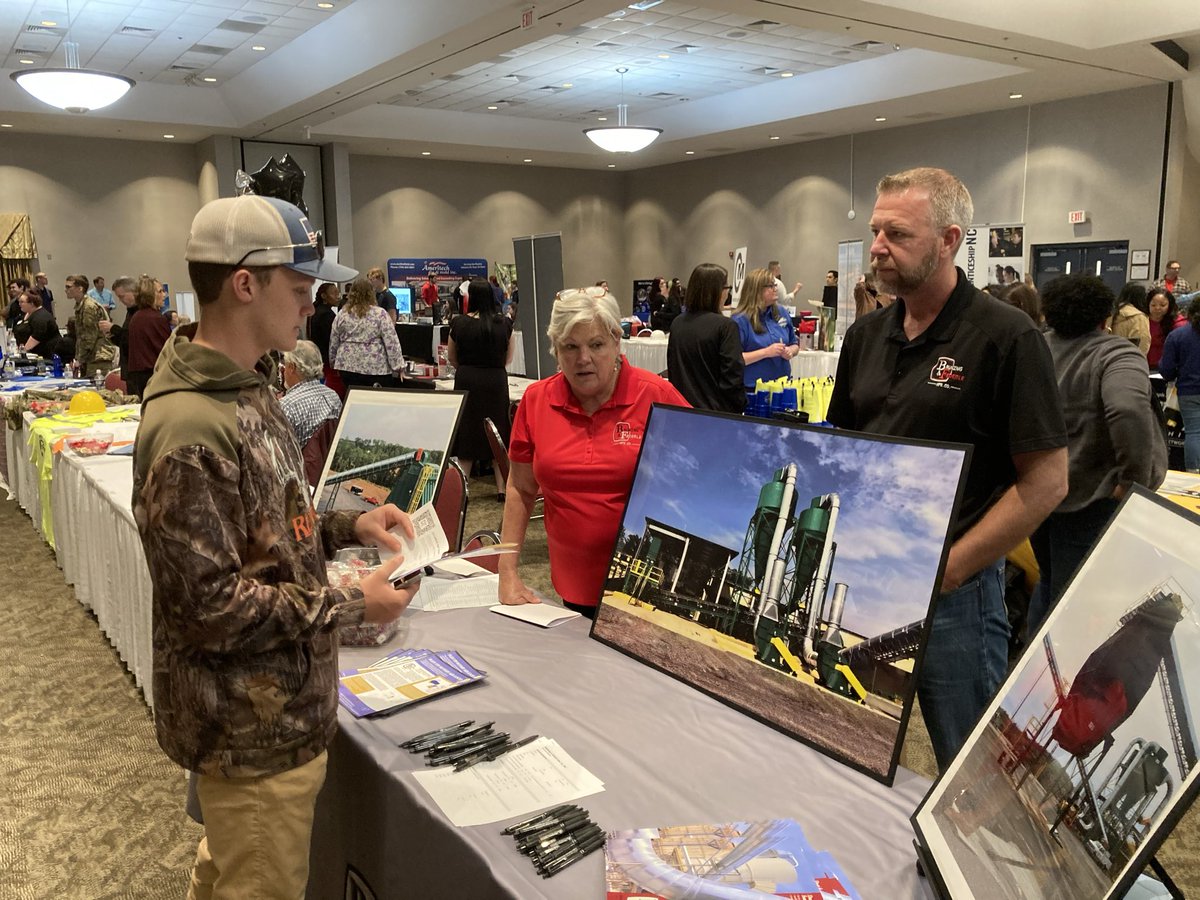 Seniors from Iredell Statesville schools learning about the great career opportunities available to them locally.#iredellstatesvilleschools #IredellReady #CTE