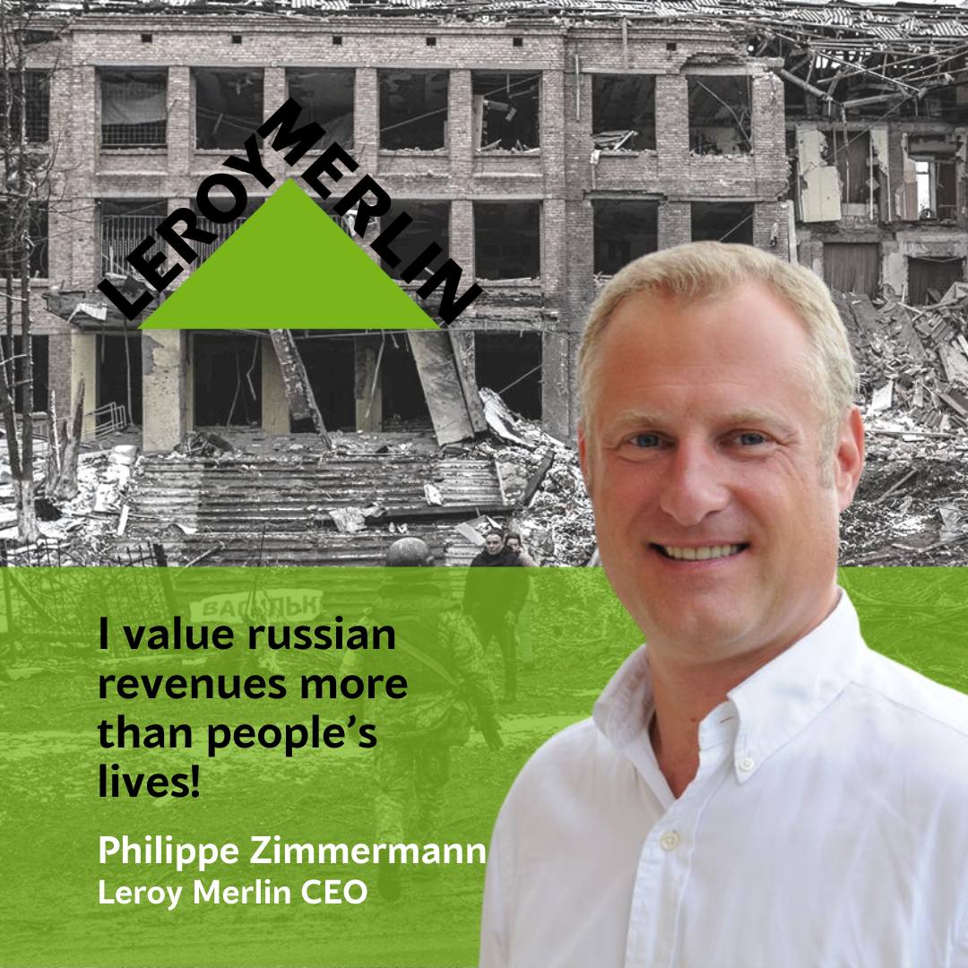 acrasun's tweet photo. @JulienPain @GuillaumeTC Ukrainians ask you to stop cooperation with companies that continue to finance the invaders. Help us save our children and our homes. It is in your power to strengthen the economic blockade of fascist Russia. https://t.co/NIqVMWIAY3