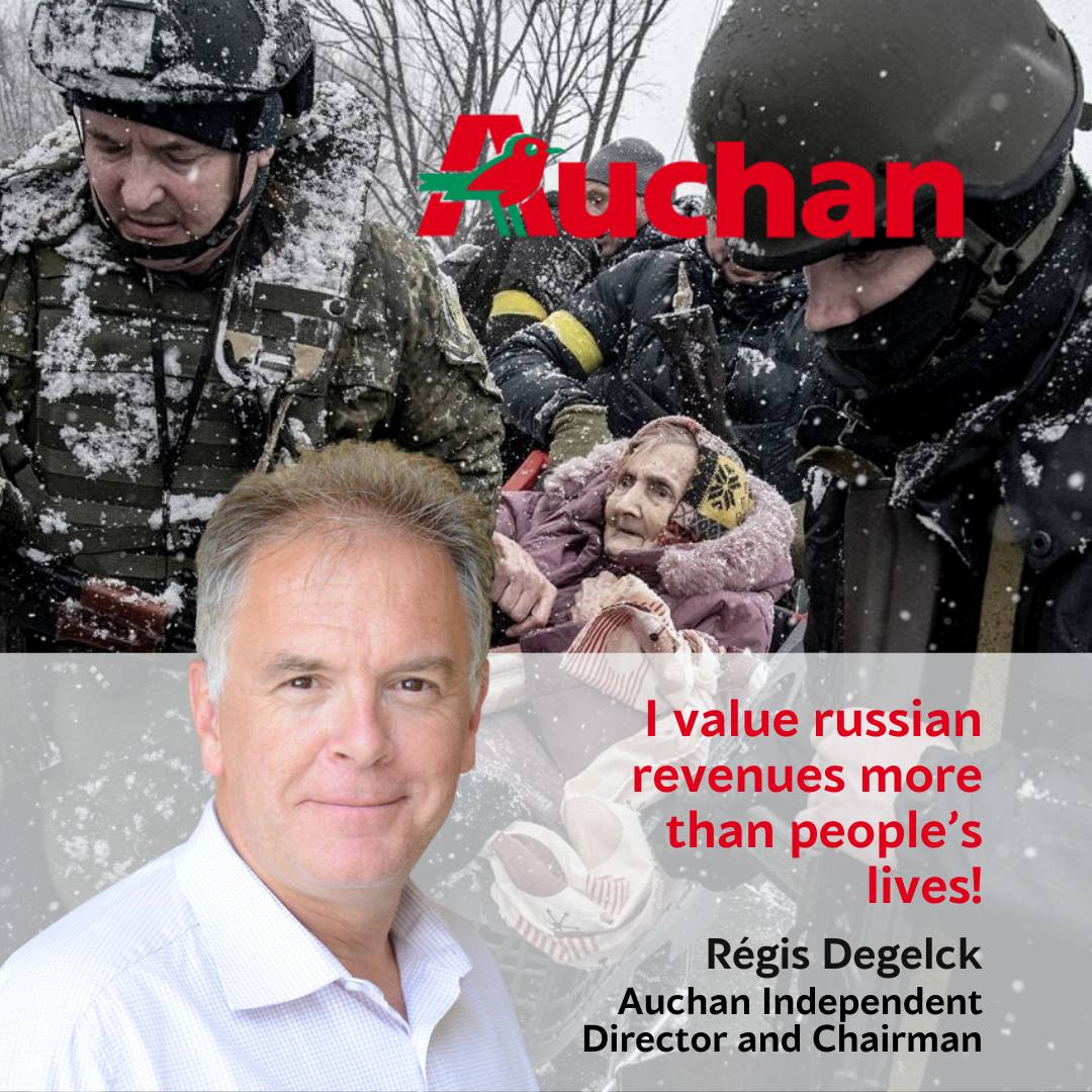 acrasun's tweet photo. @JulienPain Ukrainians ask you to stop cooperation with companies that continue to finance the invaders. Help us save our children and our homes. It is in your power to strengthen the economic blockade of fascist Russia. https://t.co/esPUnjH1ug