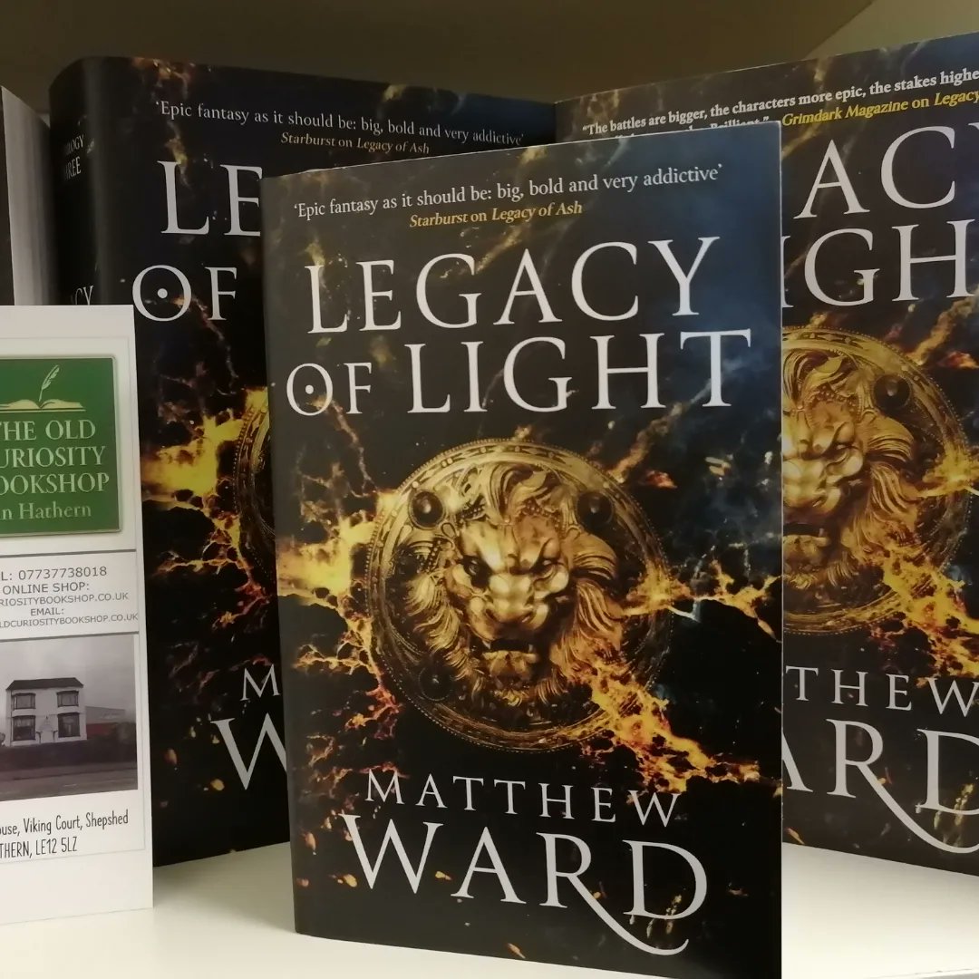 BookshopFairy's tweet photo. Local Author #matthewward Booklaunch today! Book three Legacy of Light was published TODAY and we have SIGNED COPIES. Get here quick!! @thetowerofstars https://t.co/aTRRduD94F