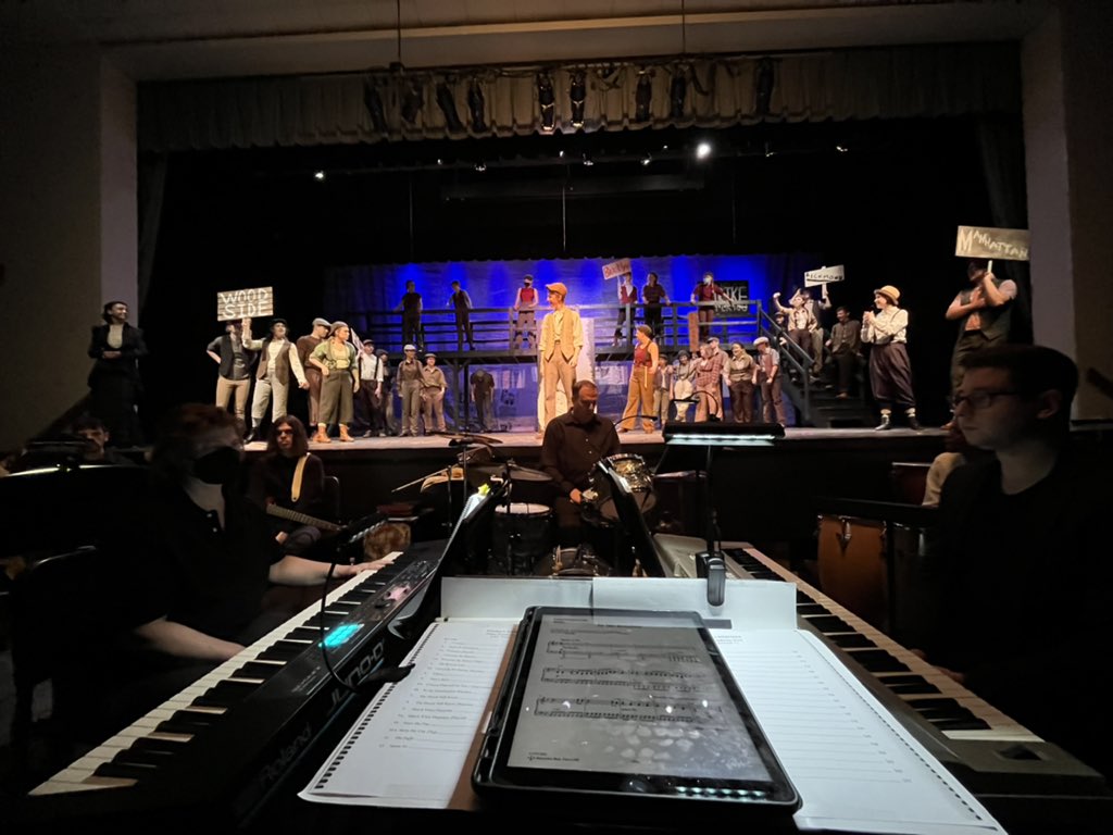 MrThomasLHSBand's tweet photo. Tonight, we bring the magic to a full audience. If you’re on the fence, I suggest you jump right over to the “I’m going” side. This show is epic.
#LHSNewsies https://t.co/Zdcq3Uf92Z