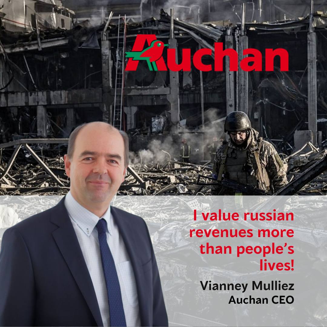 acrasun's tweet photo. @dafortin @LesEchos Ukrainians ask you to stop cooperation with companies that continue to finance the invaders. Help us save our children and our homes. It is in your power to strengthen the economic blockade of fascist Russia. https://t.co/WLtqcuDLjs