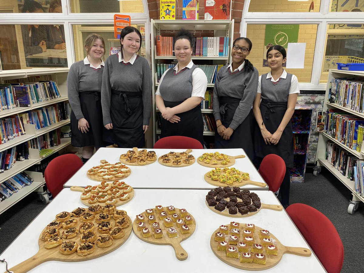 Fabulous efforts from <a href="/CreateFGS/">Art&DT FGS</a> supplying pre show nibbles <a href="/FlixtonGS/">Flixton Girls School</a>