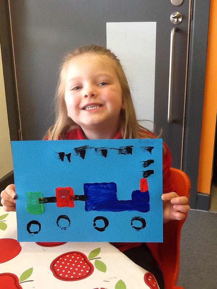 Look at the amazing train printings the Owlets have done this week! 🚂
