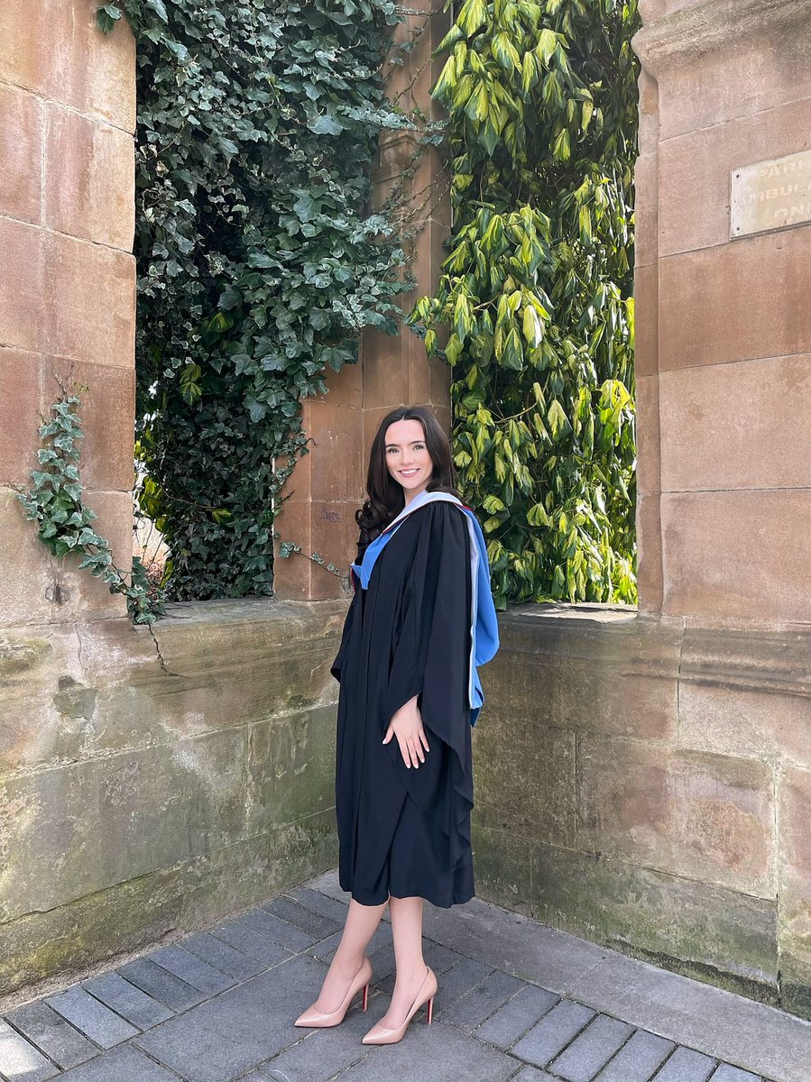 The gown was worth the wait… Scots &amp; English Law with First Class Honours! 🎓