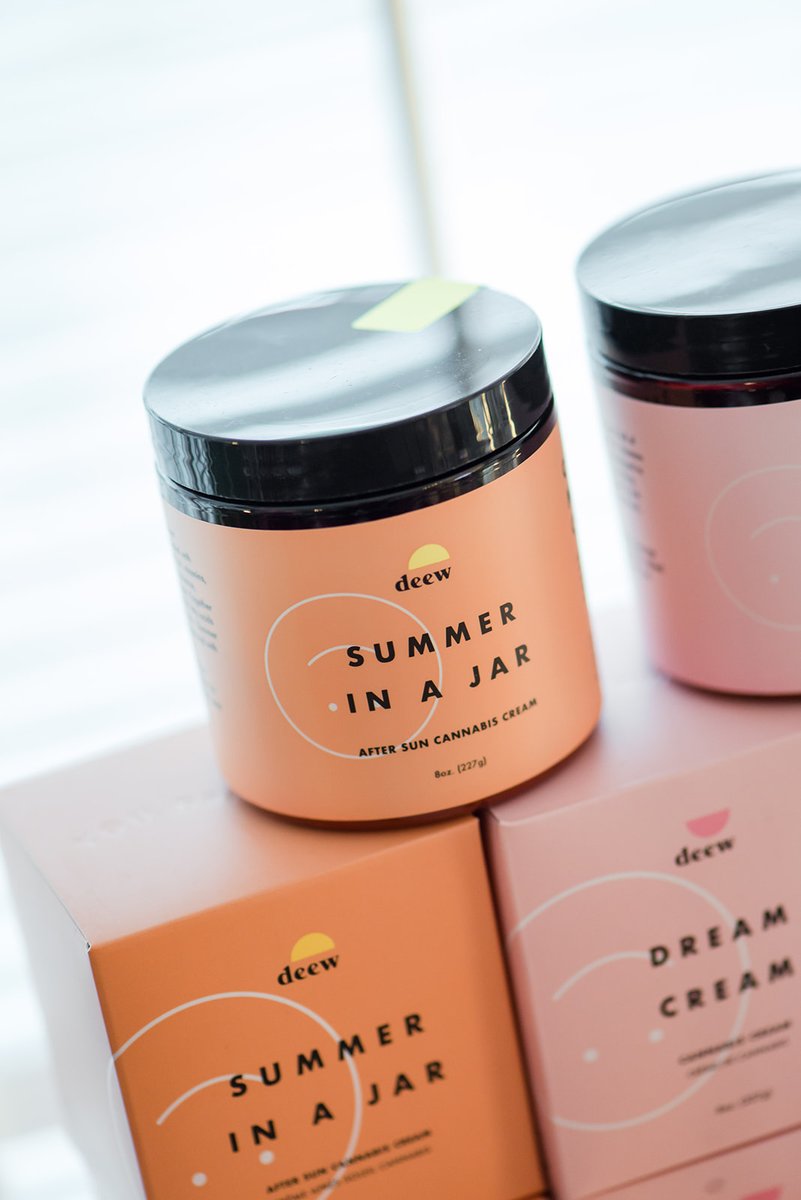 Summer is almost here, stock up on your 'Summer in a Jar' for a deewy glow with a light shimmer! Available online or in store at our Gift Store. #vancouvergiftstore #deewbeauty #hempskincare #hempbenefits #summerinajar #naturalskincare