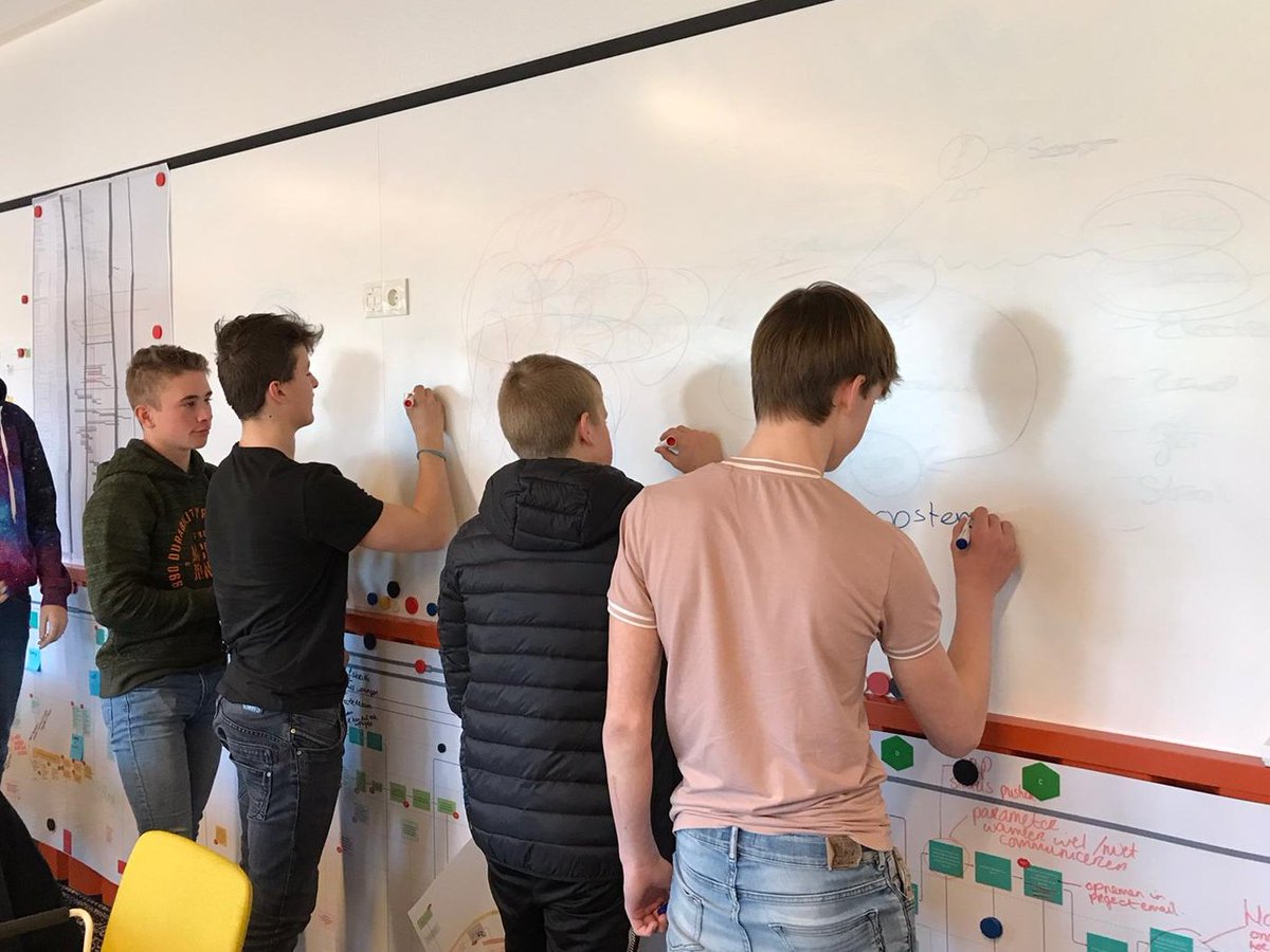 Vandaag spraken we met de toekomst over wat zij later graag willen. Dat diene we by de earste Dreamsessy yn It Hearrenfean mei learlingen fan <a href="/singelland/">OSG Singelland</a>, tegearre me <a href="/VanWijnenGroep/">Van Wijnen</a> &amp; <a href="/JINC/">JINC</a>. Niels en Lars: "Wij willen in de leer bij een timmerman. En dan direct geld verdienen!”