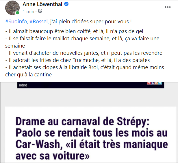 AnneLowenthal's tweet image. #Sudinfo, #Rossel, #Strépy