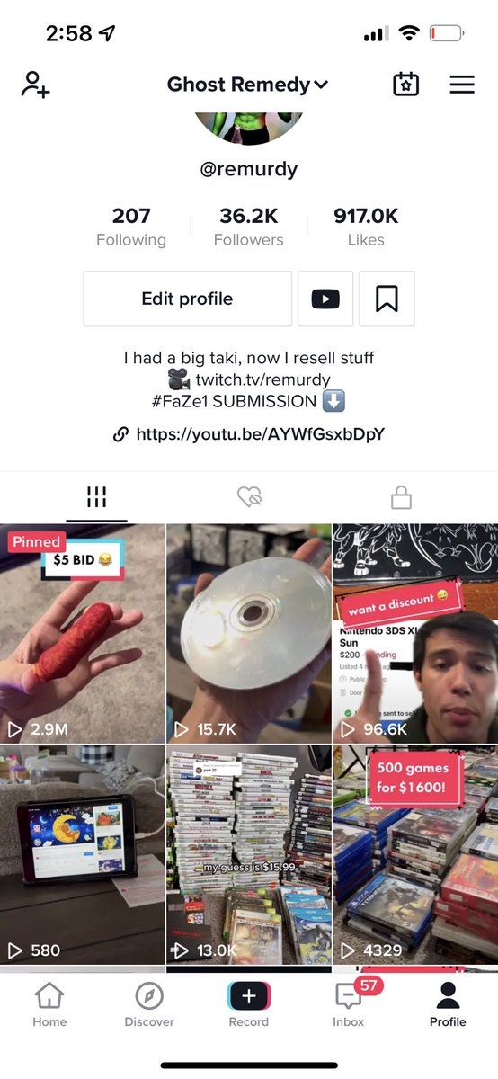 remurdyyy's tweet photo. last few tiktoks minus one of them have been doing pretty good and they’ve all been different https://t.co/2eFVOjHWyY