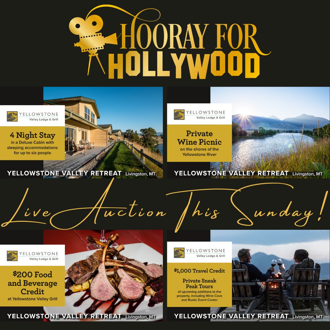 You don't want to miss out on this amazing auction item donated by O'Reilly Hospitality Management this Sunday evening at Hooray for Hollywood!