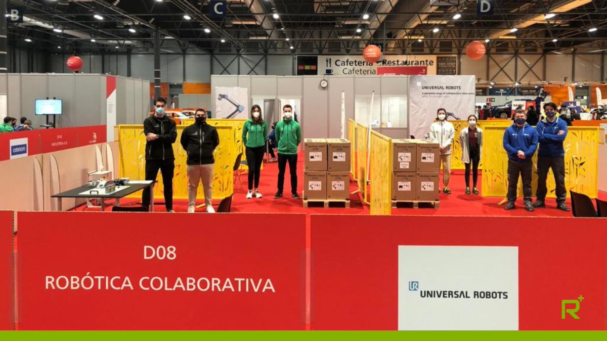 ROBOTPLUS's tweet photo. Por primera vez, el gran escaparate de la FP, las #Spainskills, tiene una categoría dedicada a la #RobóticaColaborativa donde @UR_Iberia ha organizado la competición y ha ayudado a los ocho participantes a entrenarse con el #cobot más formativo, ligero y manejable #UR3e https://t.co/ONnJ0cF2ZI