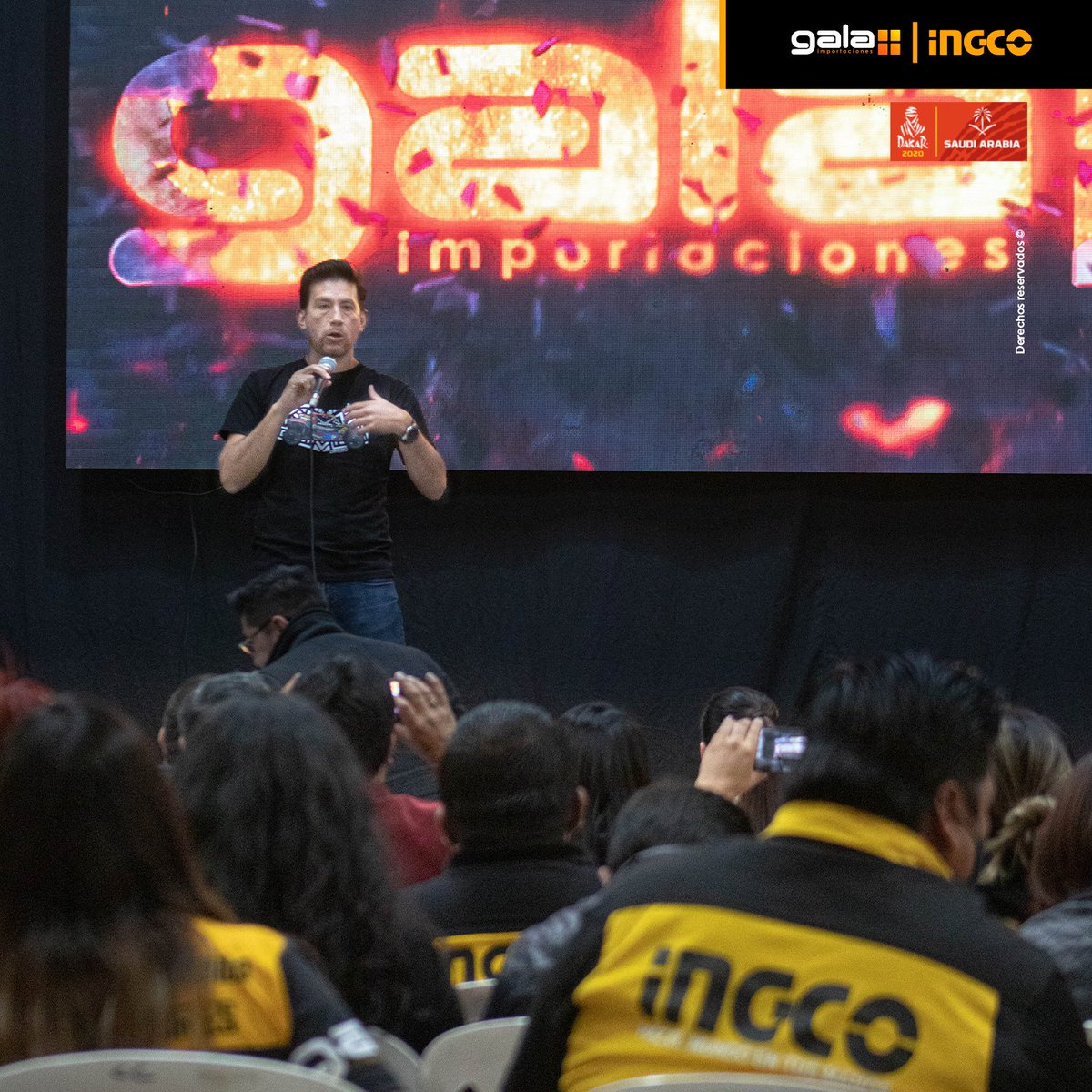 IngcoEcuador's tweet photo. Felicitamos a @sebasguayasamin  por su gran participación en la carrera más importante del mundo “DAKAR 2022” con el apoyo de Gala Importaciones®️ e INGCO®️
.
.
#sebastianguayasamin #ricardotorlaschi #galaimportaciones #ingcoecuador #ingcoglobal #ingcolatam #dakar2022 https://t.co/4Ukywm28gq
