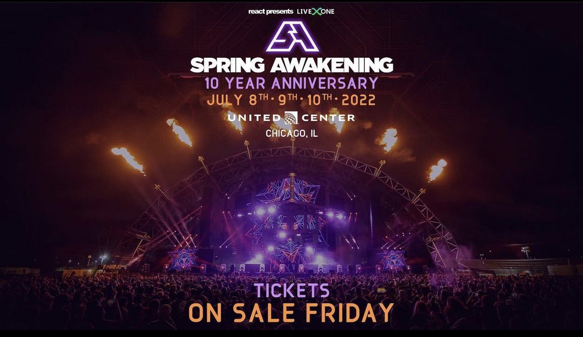 WhySoChi (@whysochi) on Twitter photo Chicagoโs premier EDM festival <a href="/SpringAwakeFest/">Papi Spring ๐ ๐บ โจ</a> is back this year for its 10th anniversary with a new location. Tickets go on sale tomorrow 10AM CT. #samf10 Chicagoโs premier EDM festival <a href="/SpringAwakeFest/">Papi Spring ๐ ๐บ โจ</a> is back this year for its 10th anniversary with a new location. Tickets go on sale tomorrow 10AM CT. #samf10