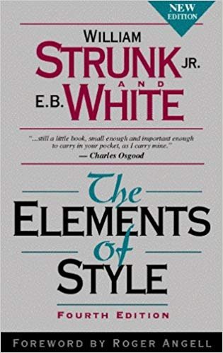 Yüksek lisans ve doktora öğrencileri için İngilizce makale yazmak oldukça yorucudur. 

 "The Elements of Style" küçük, sevimli ve faydalı bir kitap.
Ücretsiz olarak indirmek mümkün.

Kitap: gutenberg.org/ebooks/37134
Web üzerinden okumak için: gutenberg.org/files/37134/37…