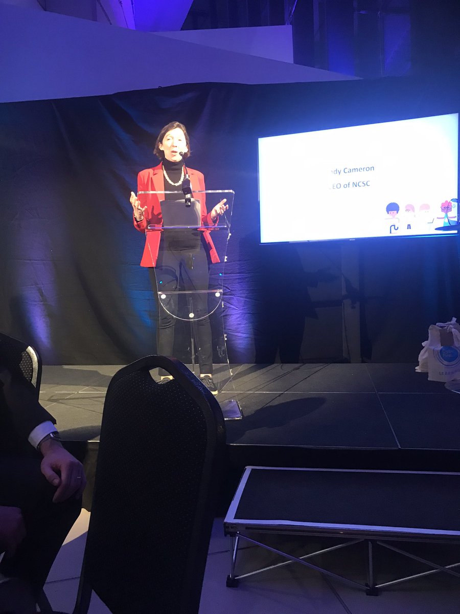 JaneFrankland's tweet photo. How exciting. I’m at the #cyberfirstgirls competition awards dinner, listening to the inspiring @Lindy_Cameron talk about the future #CyberSecurity opportunities for the girls. https://t.co/rayMxo7rHh