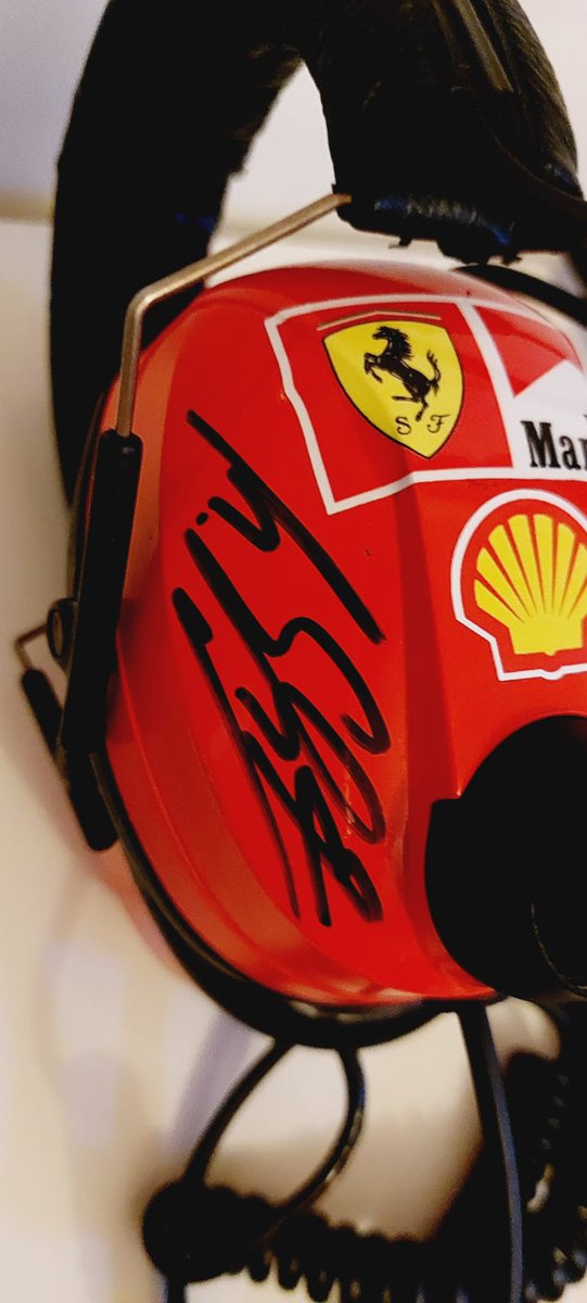 This is an extremely rare piece of memorabilia. Ferrari radio system used by Michael Schumacher and Jean Todt to communicate with each other. It includes the radio and headset with microphone. Fully functional.

Hand signed by Michael Schumacher and Jean Todt
Price upon Request