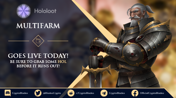 CryptoBlades's tweet photo. 🪙New Multi-Farm Token🪙

🚀 The $HOL token is LIVE in the BNB Chain Multi-Farm! Players on BNB Chain can now claim $HOL for rewards! @hololoot 

👀What are you waiting for? Earn DAILY crypto rewards at: https://t.co/JSwvH9e3p2💰

#CryptoBlades #Crypto #SKILL #KING #PlayToEarn https://t.co/XUZyJUEtkf