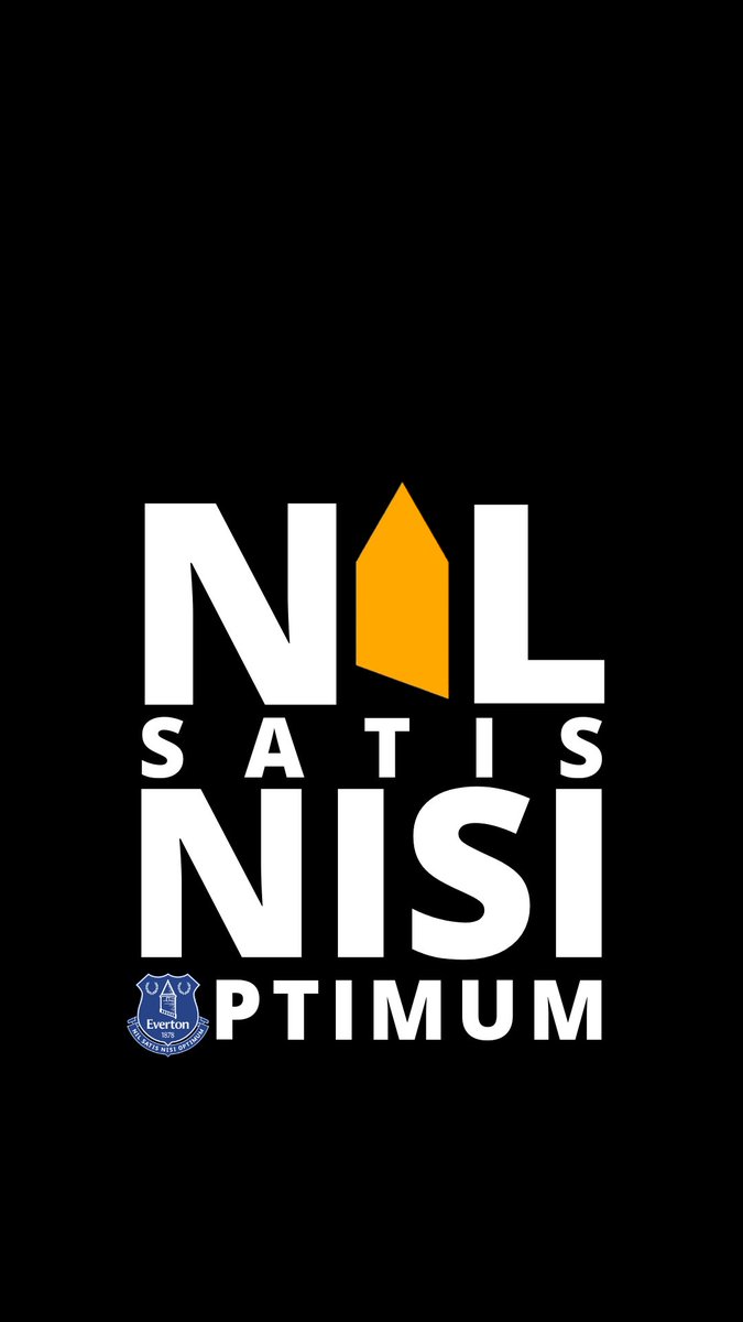 Nil Satis Nisi Optimum 
Let's hope we return to fulfill this motto sooner than late. Until then. Here's some phone wallpapers. RT appreciated. https://t.co/SWQXAgRrn4