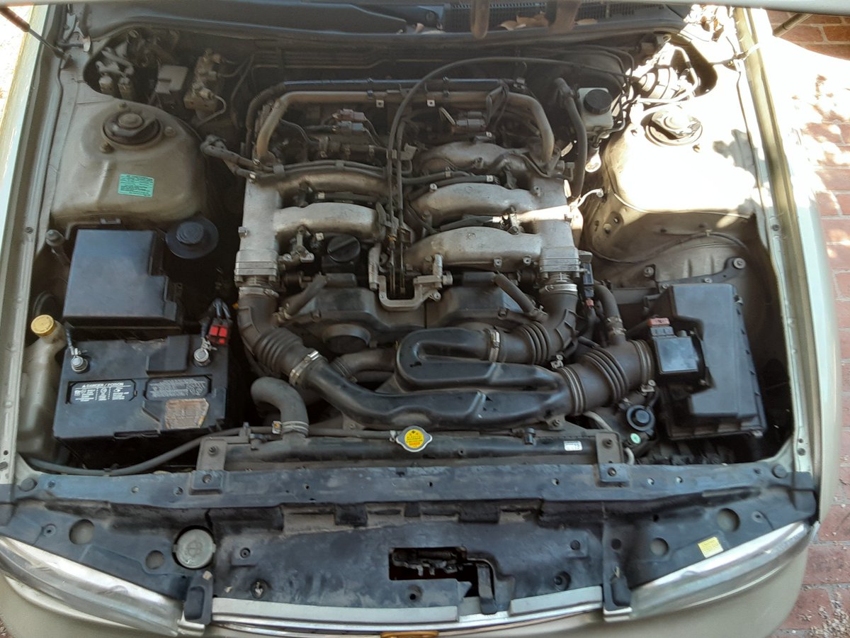 therealjStrikes's tweet photo. My 4 door #300zx   stock and needing some flare.  LOL https://t.co/xRqPSOqJ7B