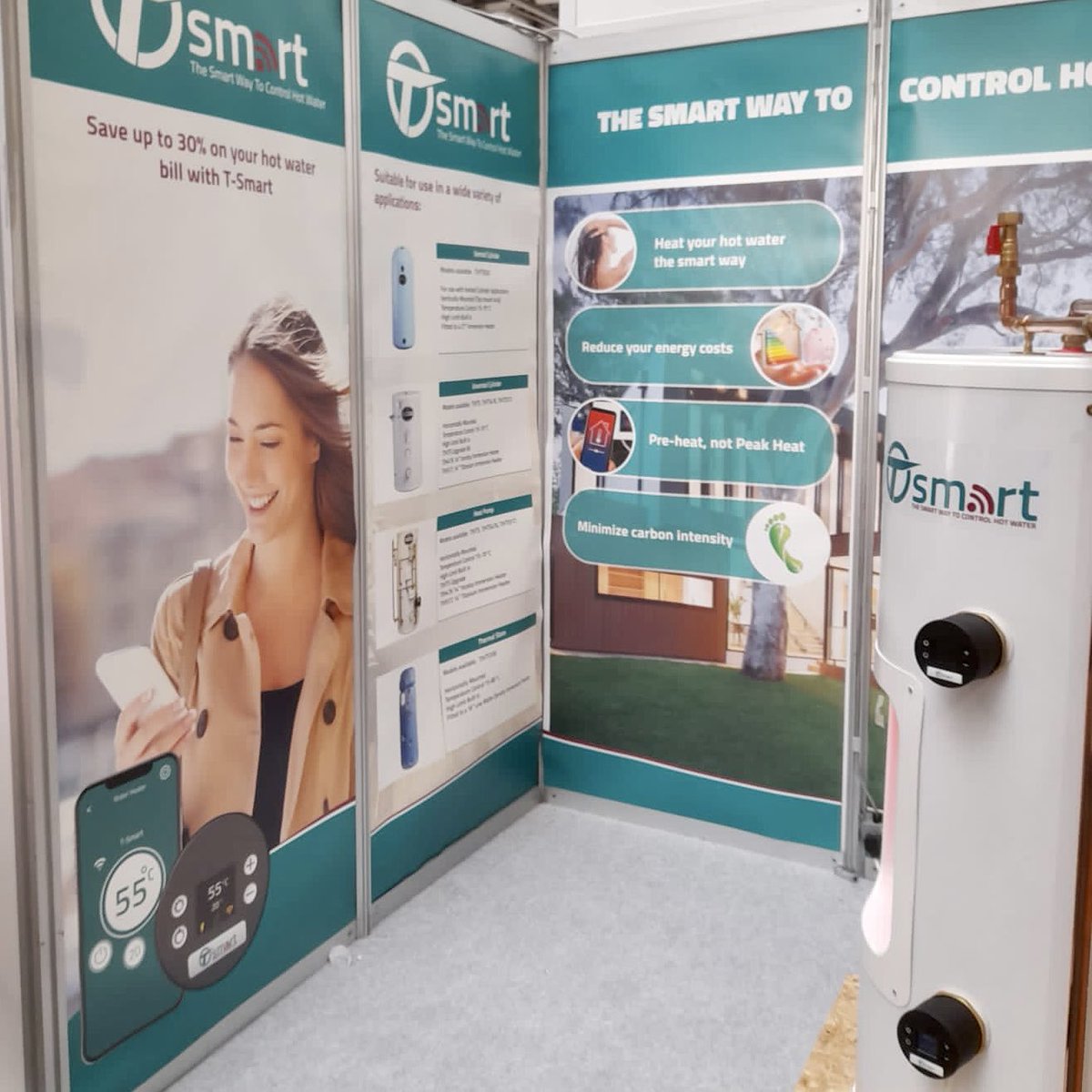 T-Smart is being exhibited at the Home Building and Renovation Show at the NEC for the remainder of this week. 

If you are in attendance be sure to pop by our stand B121 to meet the team and hear all about the brand new T-Smart applications! #nec #HBRshow22 #tesla #tsmart