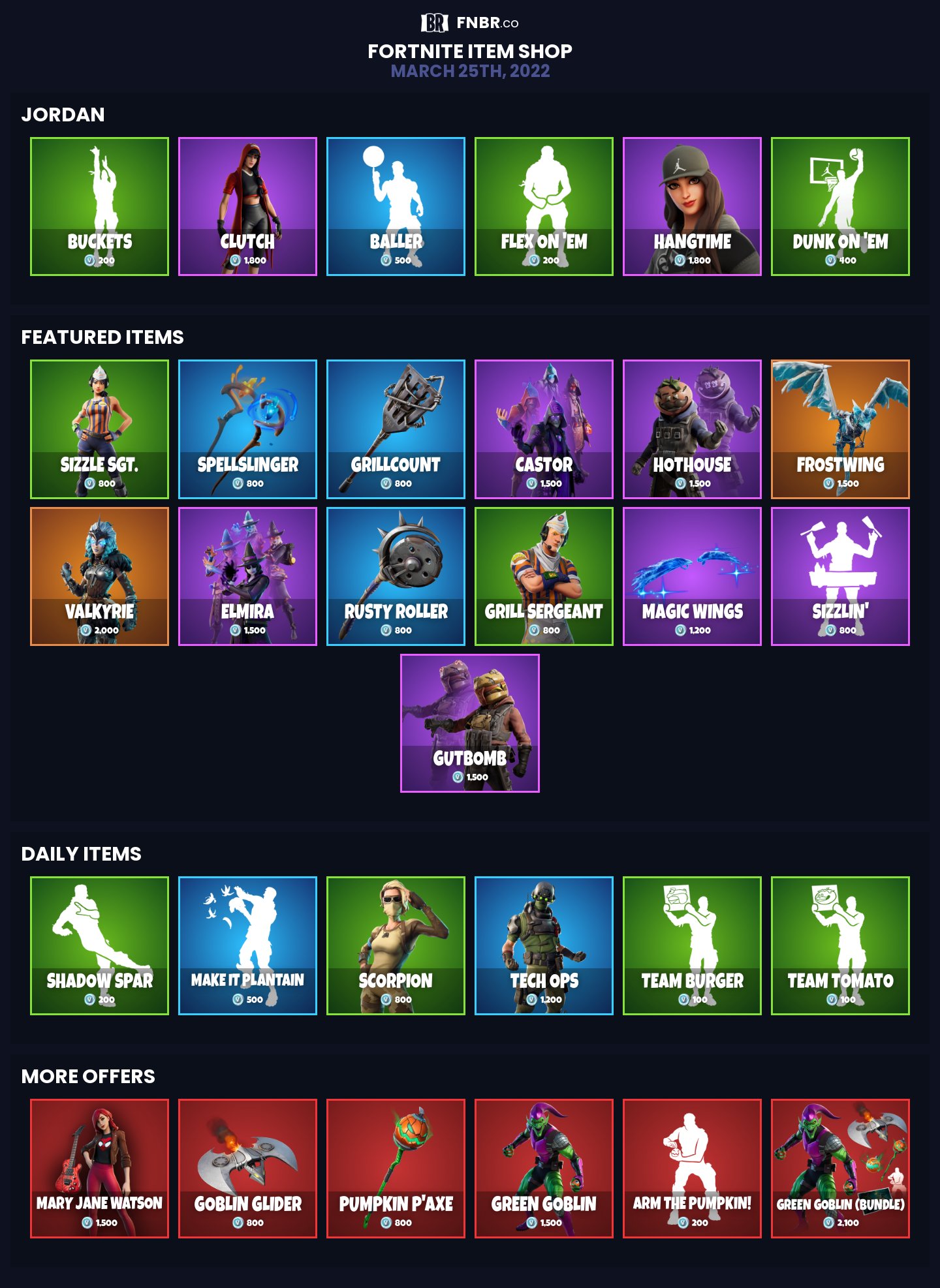 Fortnite item shop shop jordan