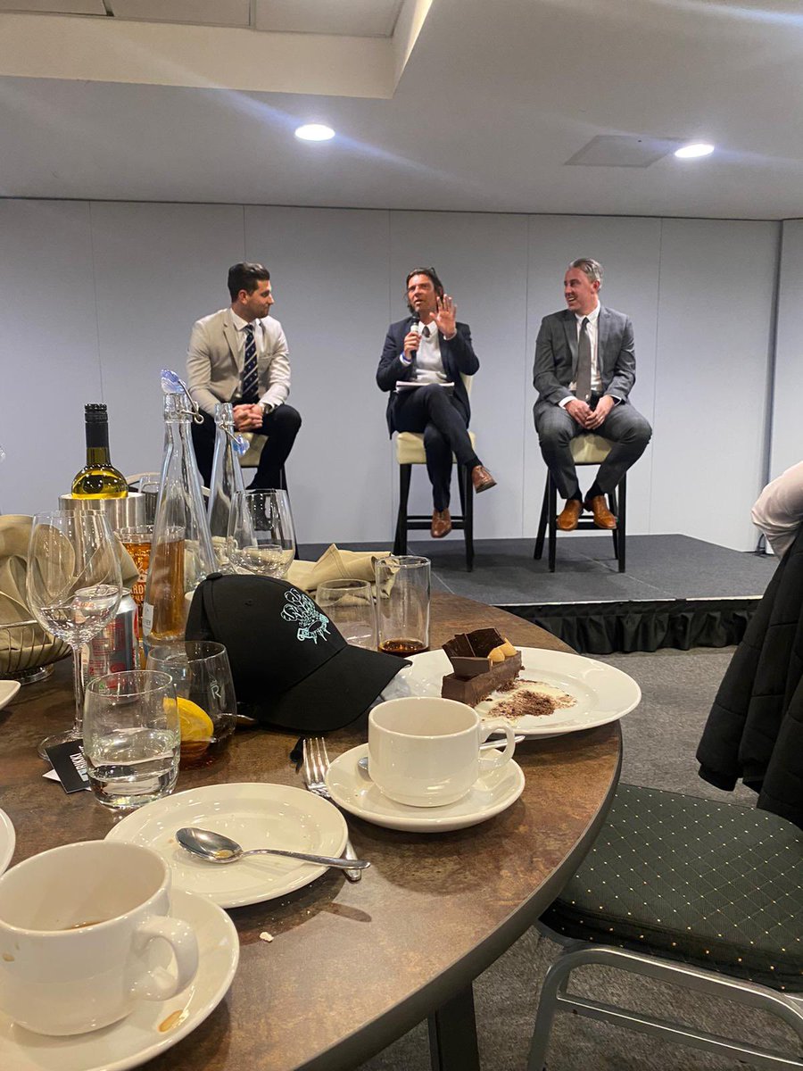 backandacross's tweet photo. Magnificent evening at @clarkey2021 Testimonial dinner 🏏🏏🏏🏏 https://t.co/CRN1CYLBuq