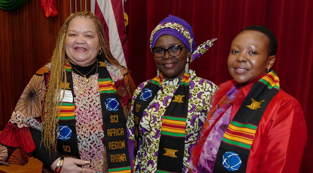 Special Thanks to H.E. <a href="/eskanza/">Elsie S. Kanza</a> , H.E. <a href="/MMensahWilliams/">Ambassador Margaret Mensah-Williams 🇳🇦🇺🇸</a> , and H.E. <a href="/alima_mahama/">Hon Hajia Alima Mahama</a>  attending our Sister Cities Africa Region International Women's Month program to discuss women diplomats in their home countries and what they wish to accomplish with Sister Cities International.