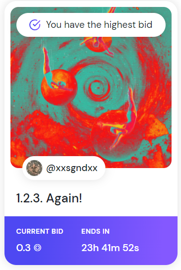cattarsol's tweet photo. My First Bid on @formfunction as a Solana 1/1 Art Collector || Art by @xxsgndxx 
#solanacollector #formfunction #SolNFT #SolanaNFTs https://t.co/AAa4bsG6dM