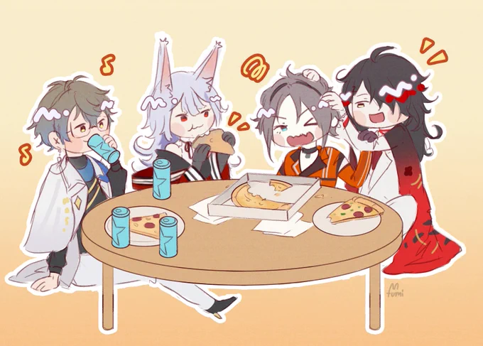Such a cute collab 🥺🥺#Ikenography #DrawKosaka #MystArt #Akurylic 