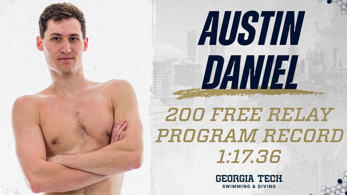 GTSwimDive's tweet photo. 🚨𝙋𝙍𝙊𝙂𝙍𝘼𝙈 𝙍𝙀𝘾𝙊𝙍𝘿🚨

Our 200 free relay was 𝙯𝙤𝙤𝙢𝙞𝙣𝙜 to a new program record tonight!

#TogetherWeSwarm https://t.co/yUbydiRwTW