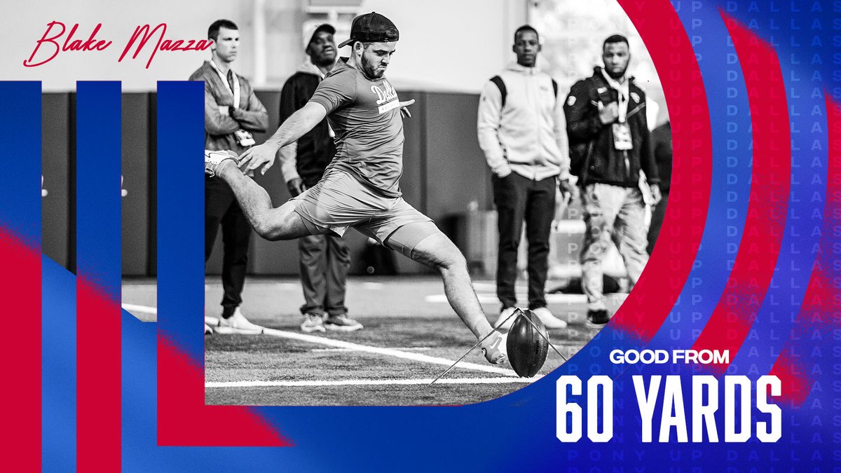 Pro Day 2022 Recap - @BlakeMazza 

Hit absolute bombs. What's new?

#PonyUpDallas | #SMU2NFL
