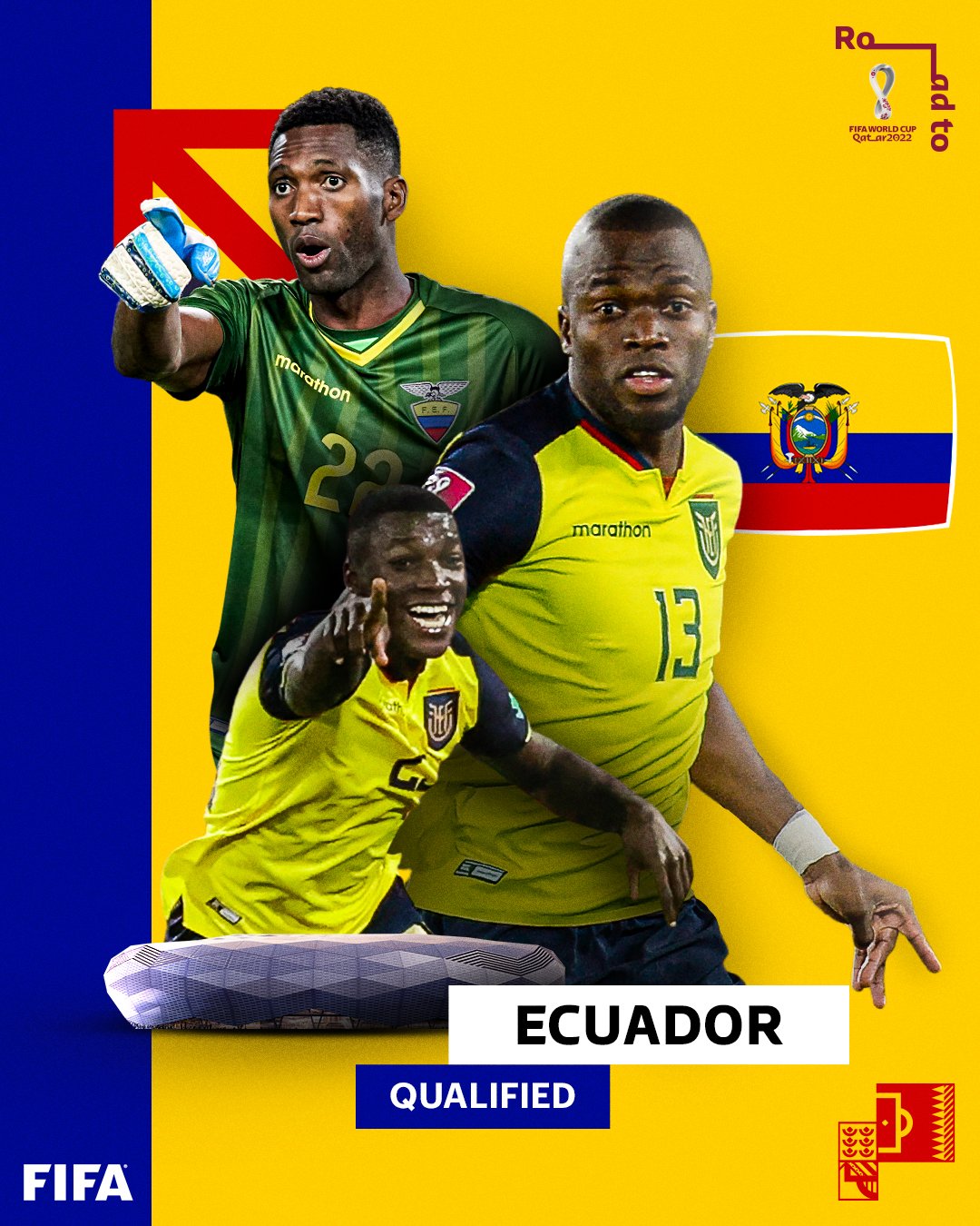 Fifa World Cup Back On The Global Stage After Missing Out In 18 Ecuador Return To The Worldcup Party Wcq Worldcup T Co Fchibd3gb0 Twitter