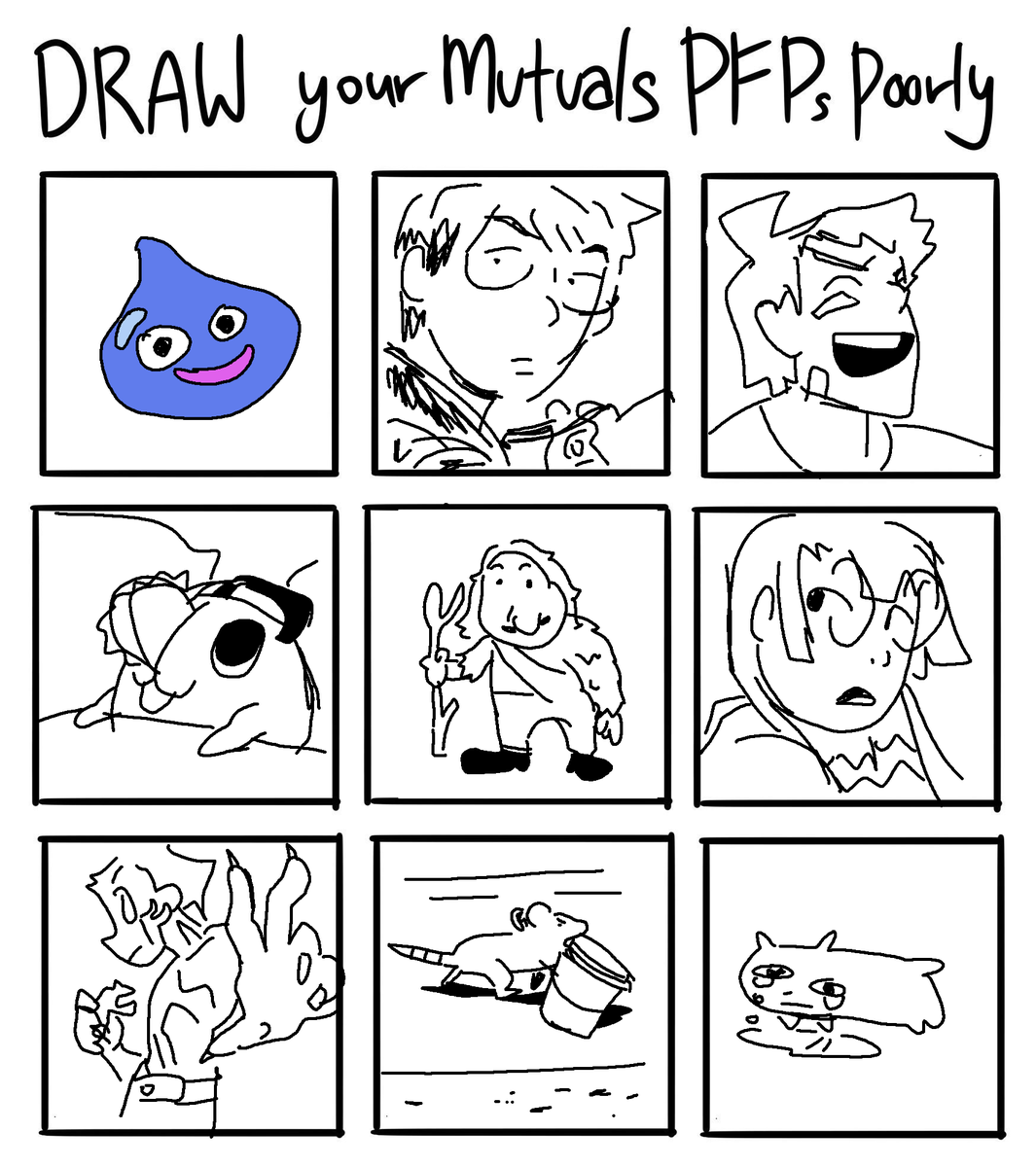 drew with mouse <3 i paintbucketed one and gave up +honorable mentions 