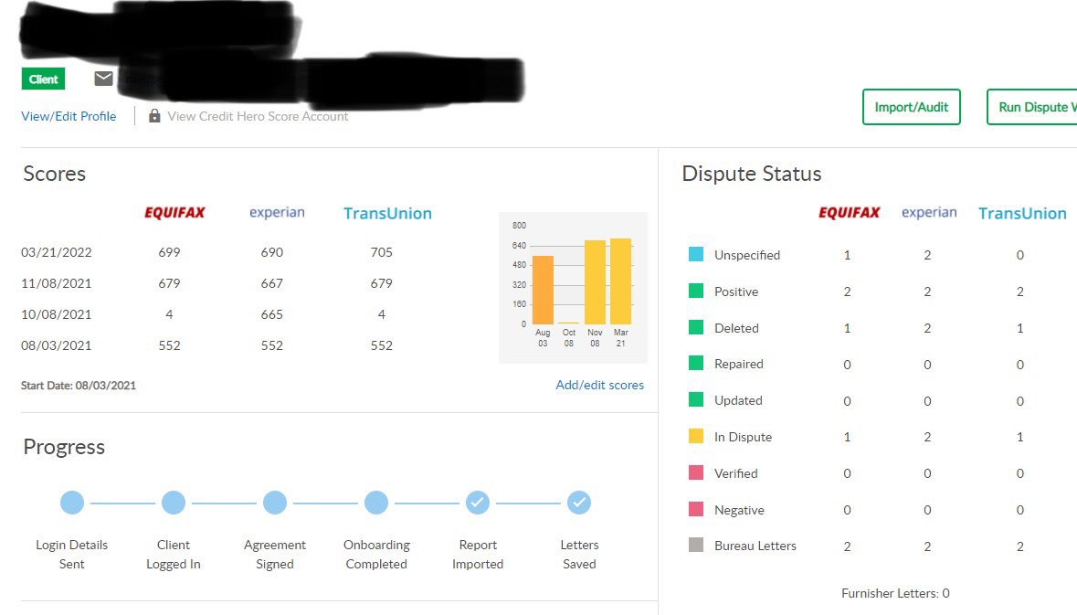 CCCRepair's tweet image. From 550s to the 700s, it’s possible to be able to turn around your credit score with some of my services. Dm me for any questions.