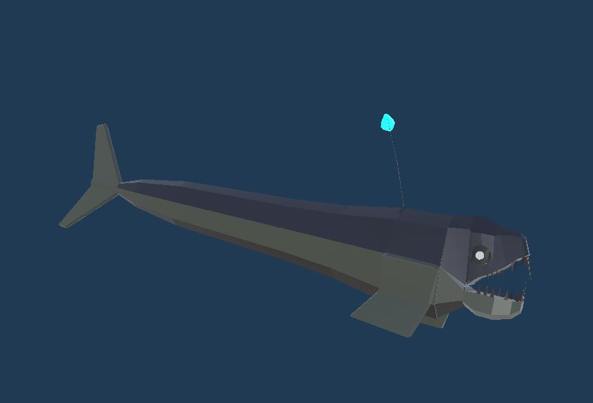 BW_Games_'s tweet image. Some more pictures of our Viperfish. 🦈🦈
We are 1 follower away for 100 followers. 💕💕💕
#GameDev #IndieDev #StudentDev #ScavengersDeep #Unity #UnityDev #Unity3D #madewithunity #Blender #3dModeling #lowpoly