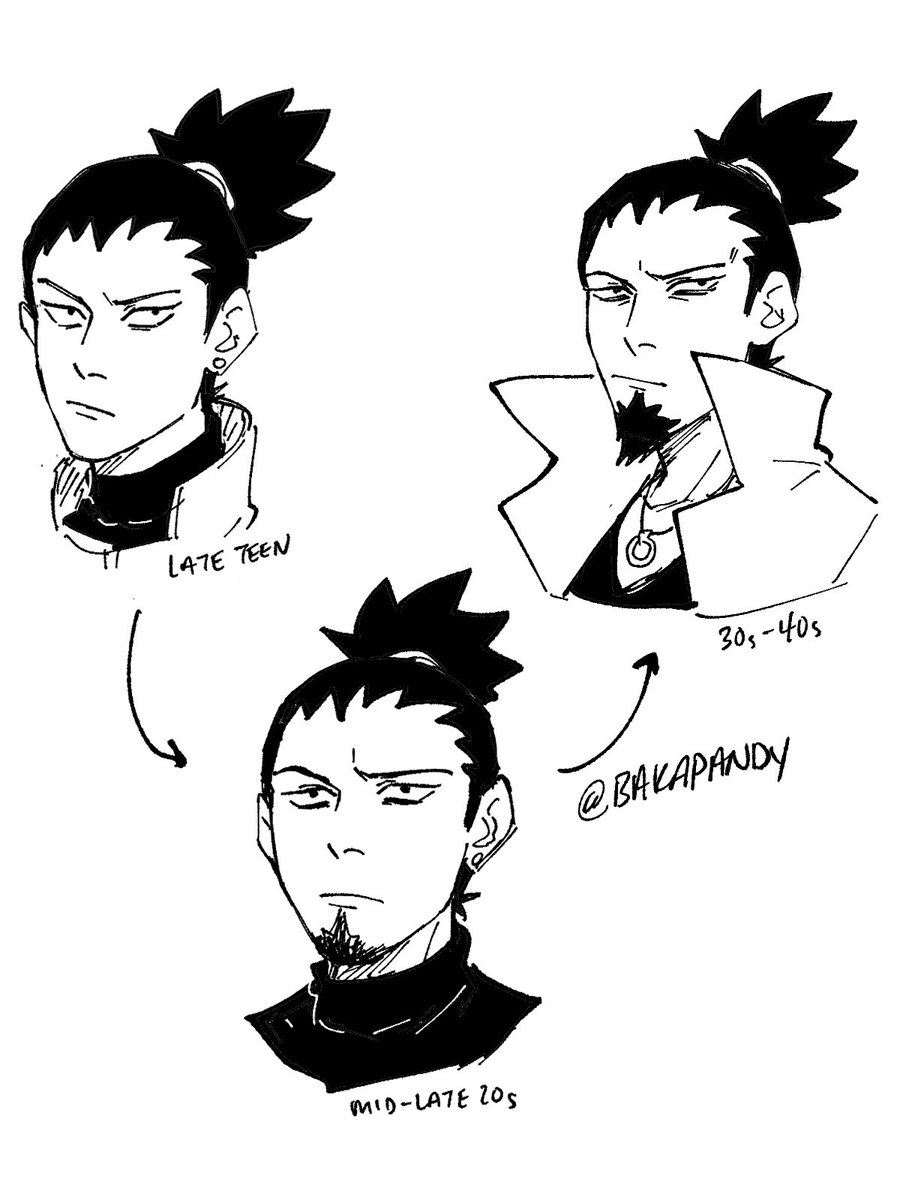 BakaPandy's tweet photo. the way I age Shikamaru will never not be funny to me https://t.co/XZ2t8yEDTf