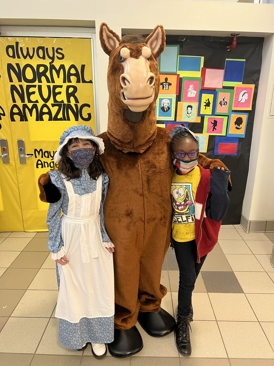 Arty the Mustang at <a href="/McNeilElem/">McNeil Elementary</a> Game Changer’s night!