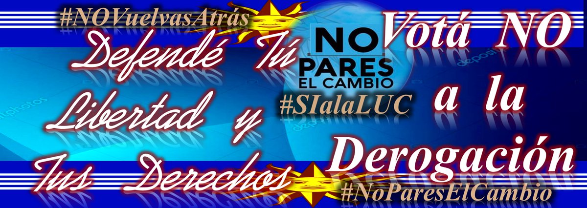 rd_Beneventano's tweet photo. El 27 de marzo los #Uruguayos debemos decidir en Defensa de la  #LUC  cómo en 1980, el  #NO  será señal de Valentía, Progreso y Futuro.

Defendé Tú Libertad y Tus Derechos.

#NOVuelvasAtrás

#DefendéTúLibertadyTusDerechos

#VotaNOderogar 

#SIalaLUC https://t.co/9SarK4N2k1