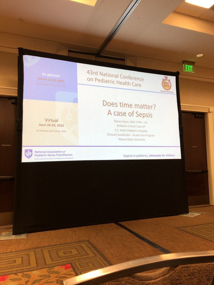 StaceSears's tweet photo. First national conference presentation 🥰 #NAPNAPConf #sepsis #pediatricsurvivingsepsiscampaign https://t.co/LYxvUW5Vo0