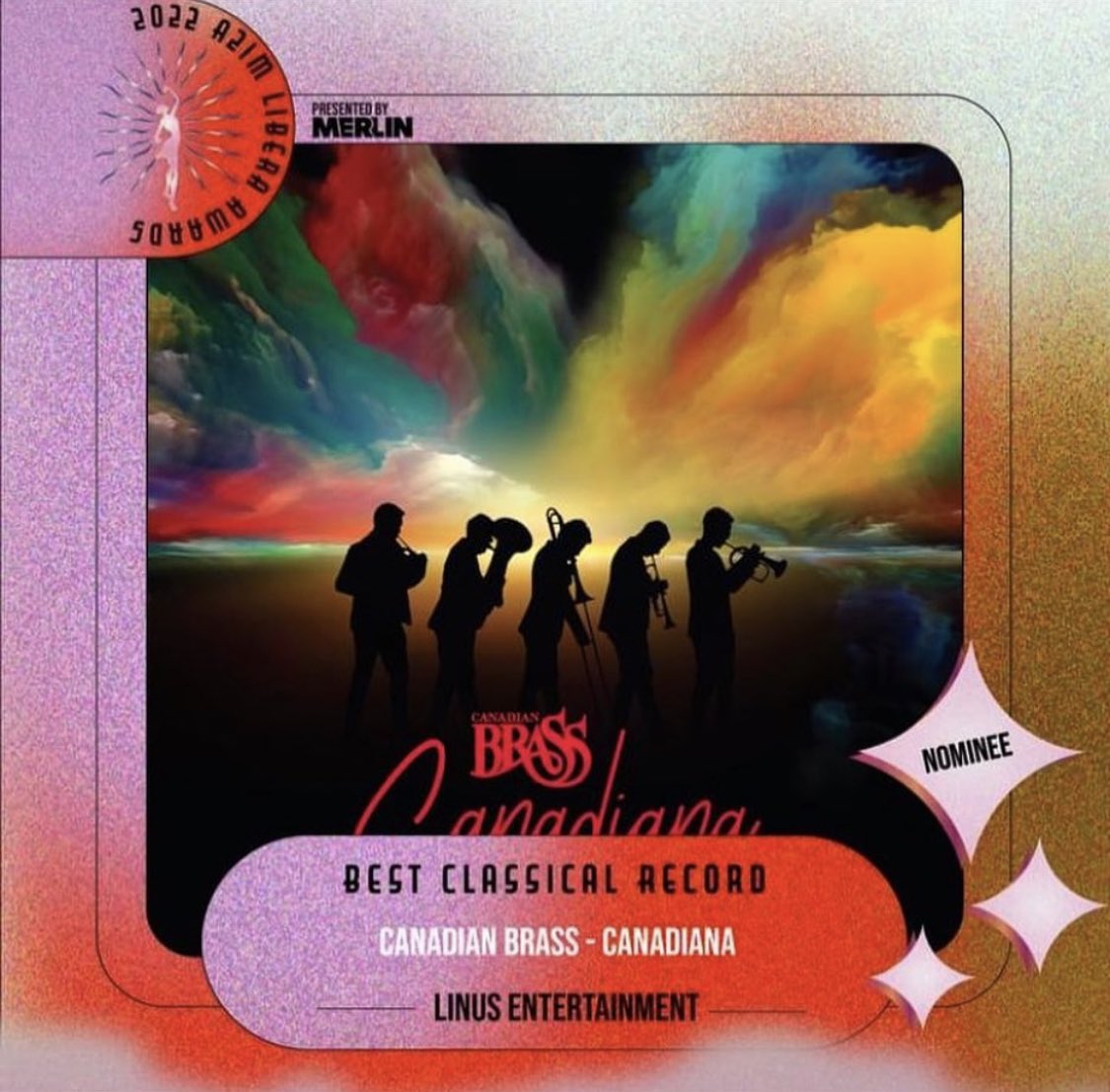 SeanKellyGuitar's tweet photo. So proud to have played on this fabulous album, congrats to the @CanadianBrass for their #a2mi @LiberaAwards nomination@for Classical Album of the year! @Linus_Ent @truenorthrecord https://t.co/8AN42sVtRP