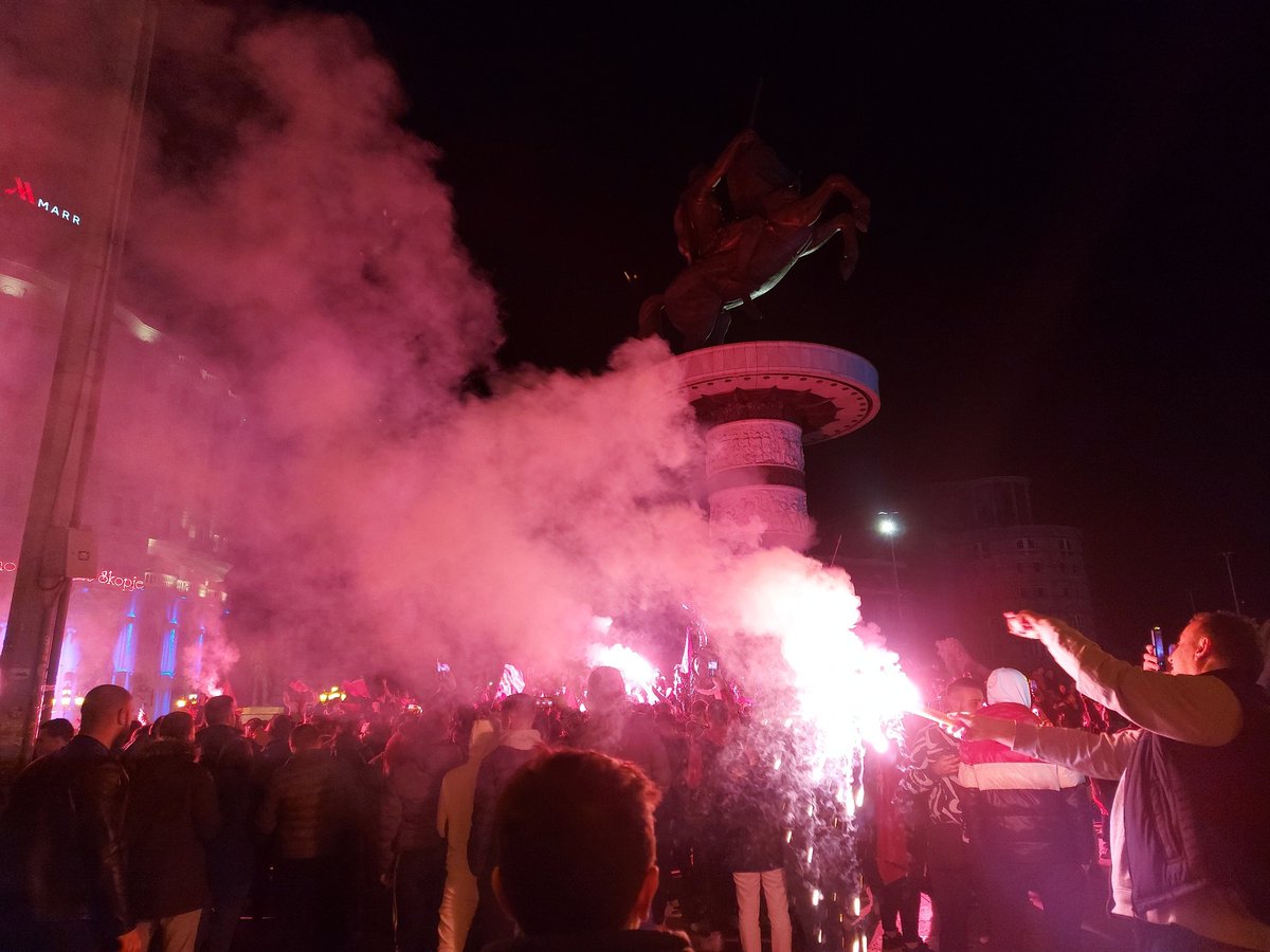 "Wenn das so weiter geht bis morgen früh, ja früh..." #Skopje #Mazedonien #Makedonien #Macedonia #ITAMKD