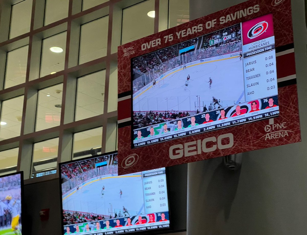 SMTlive's tweet photo. SMT is rolling out the in-stadium version of #NHLEdge so fans in the stands will have access to the same data intelligence as viewers at home with graphics that integrate puck and player tracking technology! #NHL #SMTDataVisualization #SMTChangingtheGame https://t.co/KEYFEYgG71