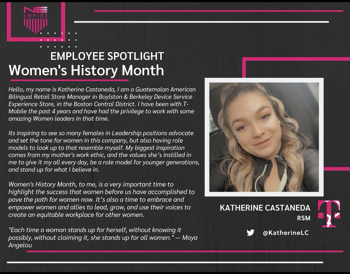 It means so much to be recognized and know that the hard work I have put is being spotlighted  and it’s only the beginning 🙈☺️🥰#bostoncentral #D&amp;I #womenshistorymonth #GirlBoss