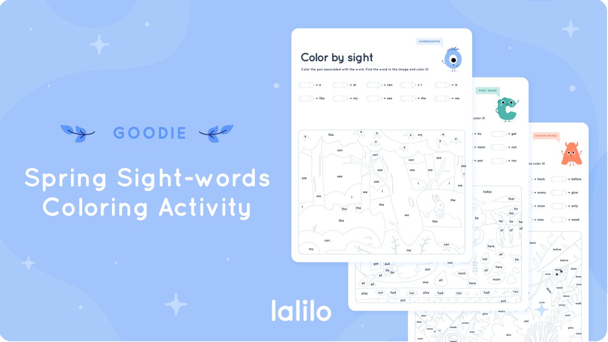 Looking for a new way to practice sight words with your K–2 students? Check out the Lalilo color by sight activity. Your student will increase their fluency and have a beautiful Lalilo world of their very own to take home. Grab yours here: bit.ly/3upvMea