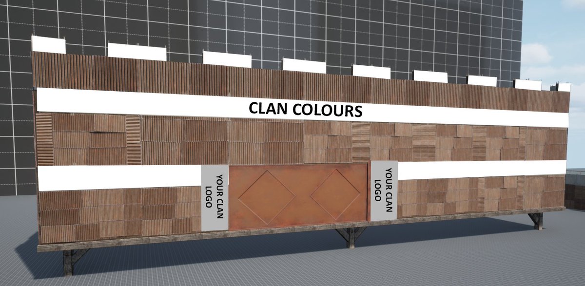 SurvivorXGame's tweet photo. We want to involved the community as much as possible, so what better way than to design your own base colours and also the ability to send in your own flag design to put on the outside of your base gates! https://t.co/Hktxi071be