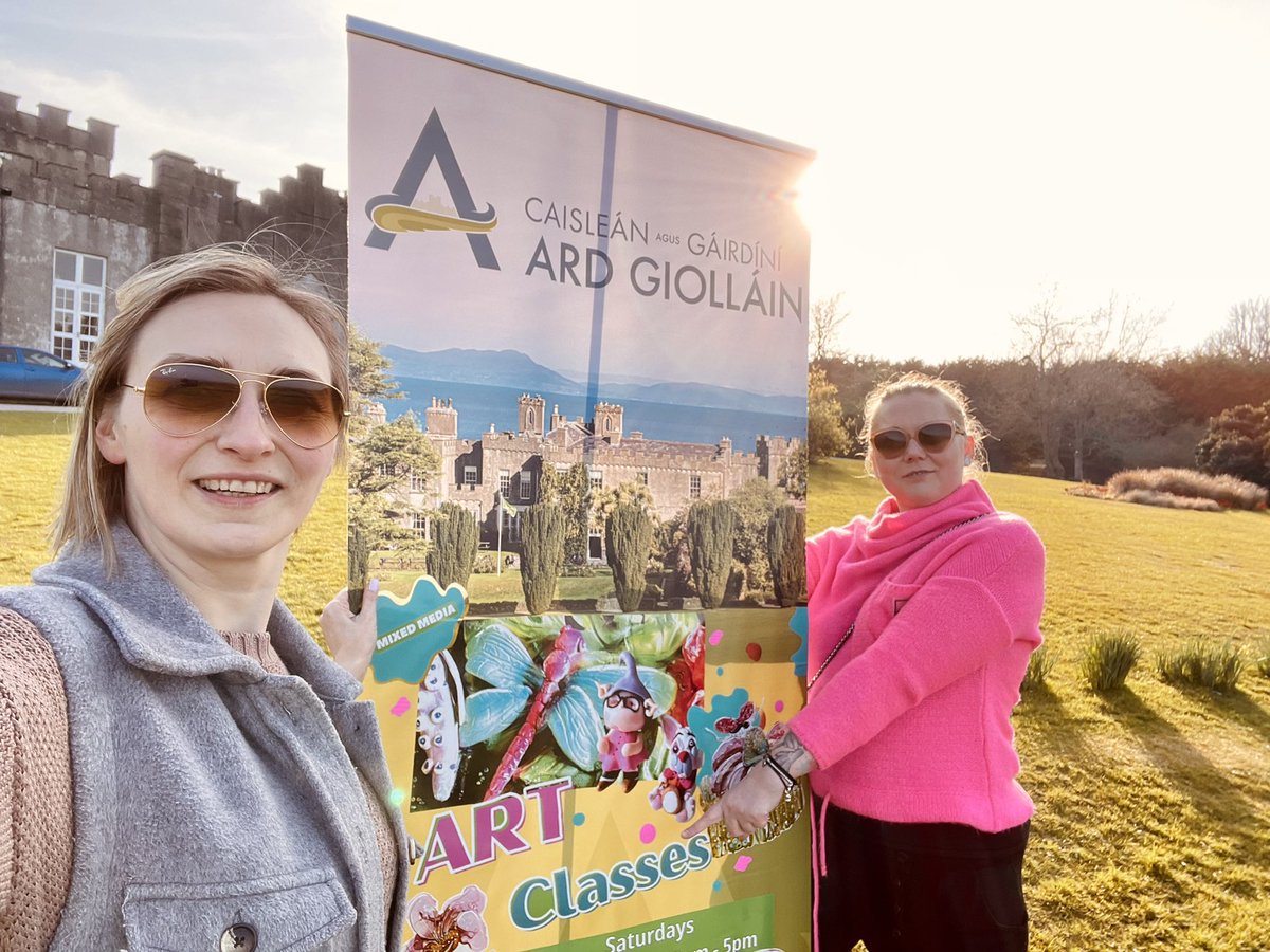 GoLittleDearies's tweet photo. It was beautiful day, we are so exited to prepare ourselves for new Art adventure in such a lovely place. @argillancastle ♥️ #ardgillancastle #ardgillancastledublin #kidsart #adultartclass #ballbriggan #artistsupport https://t.co/ZUnJauNVwF