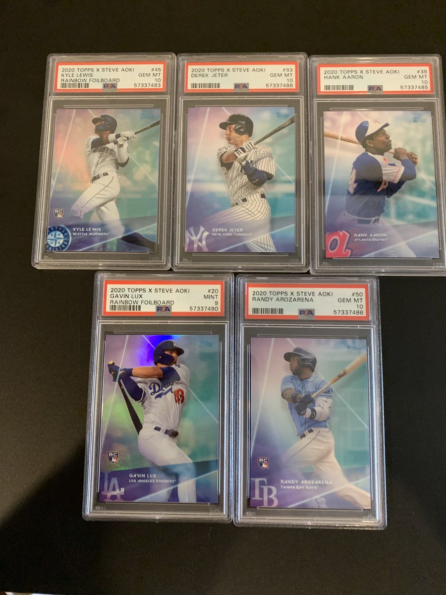 Jadavis198911's tweet photo. Lewis-35
Jeter-25
Hank-20
Gavin-10
Randy-20
Claim by the name
@sportscardsfl @CardboardEchoes @sports_sell @SportsSell2 @Whatnot #whatnotapplication https://t.co/4am1IxqNlb